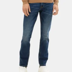 TOM TAILOR Jean slim Josh effet délavé brut Homme BLEU Hot
