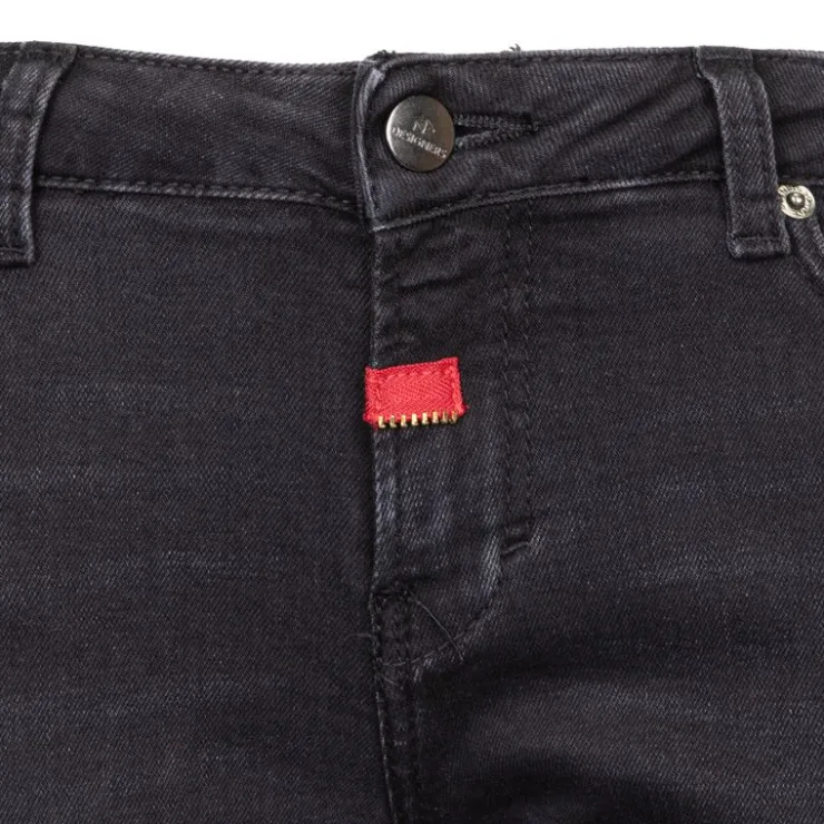 THE NEW DESIGNERS Jean slim taille basse Femme NOIR Discount