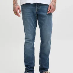 JACK & JONES Jean slim taille basse Glenn Homme BLEU Sale