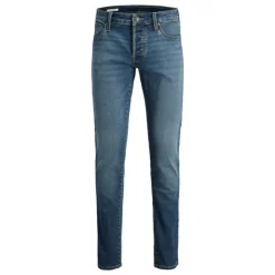JACK & JONES Jean slim taille basse Glenn Homme BLEU Sale