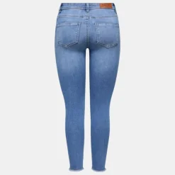 ONLY Jean slim taille normale Femme BLEU Clearance