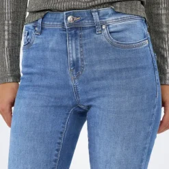 ONLY Jean slim taille normale Femme BLEU Clearance