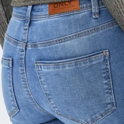 ONLY Jean slim taille normale Femme BLEU Clearance