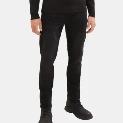 TOM TAILOR Jean slim used black denim josh Homme NOIR Discount
