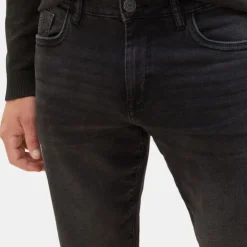 TOM TAILOR Jean slim used black denim josh Homme NOIR Discount