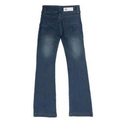 LEE COOPER Jean évasé poches avant avec couronne brodé fille Enfant BLEU Clearance