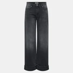 ONLY Jeans large Ella Femme GRIS