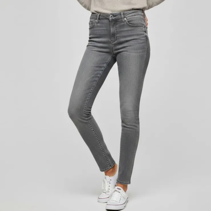 VERO MODA Jeans stretch slim Femme GRIS Discount