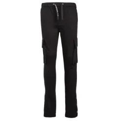 BILL TORNADE Jogging cargo uni 100% coton Homme NOIR Outlet