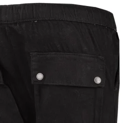 BILL TORNADE Jogging cargo uni 100% coton Homme NOIR Outlet