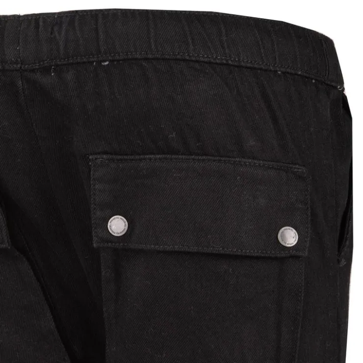 BILL TORNADE Jogging cargo uni 100% coton Homme NOIR Outlet