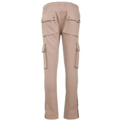 BILL TORNADE Jogging cargo uni 100% coton Homme BEIGE Hot