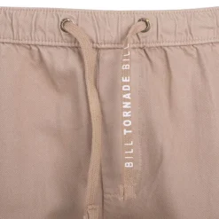 BILL TORNADE Jogging cargo uni 100% coton Homme BEIGE Hot