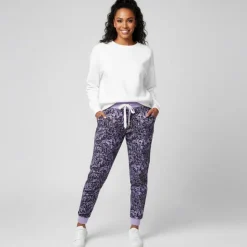 JOSEPH 'IN Jogging molton joss aop zebre js23-310-01 Femme VIOLET Sale