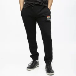 HELVETICA Jogging monaco coton Homme NOIR Clearance
