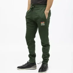 HELVETICA Jogging monaco coton Homme VERT FONCE New