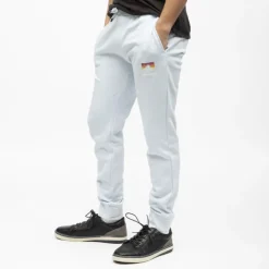 HELVETICA Jogging monaco coton Homme BLEU CLAIR New