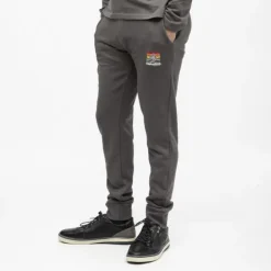 HELVETICA Jogging monaco coton Homme GRIS FONCE Sale