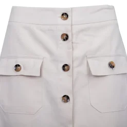 LA PETITE ETOILE Jupe à boutons Jarel mi-longue Femme BEIGE Online
