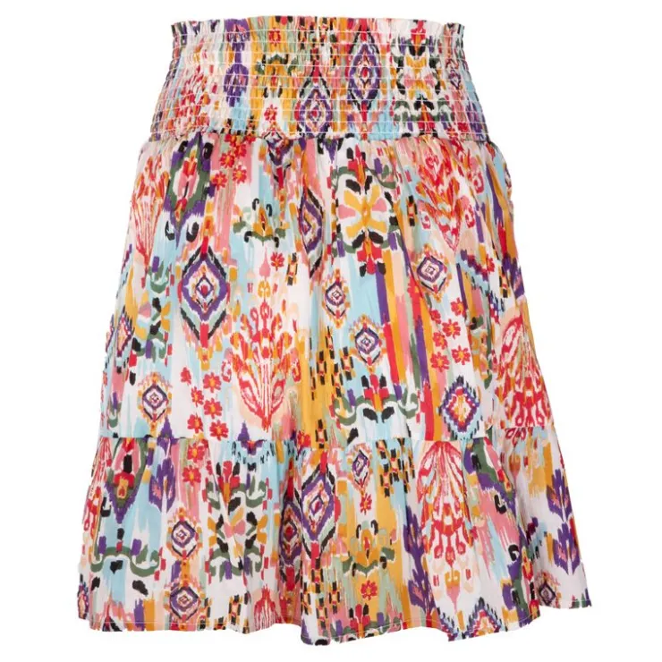 LA PETITE ETOILE Jupe à volants breeze motif mexico Femme MULTICOLORE Best