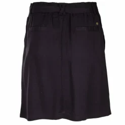 DEELUXE 74 Jupe courte boutonnée élastique Femme NOIR Clearance