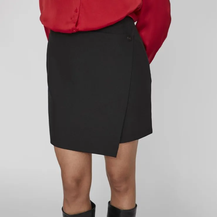 VILA Jupe courte e Femme NOIR New