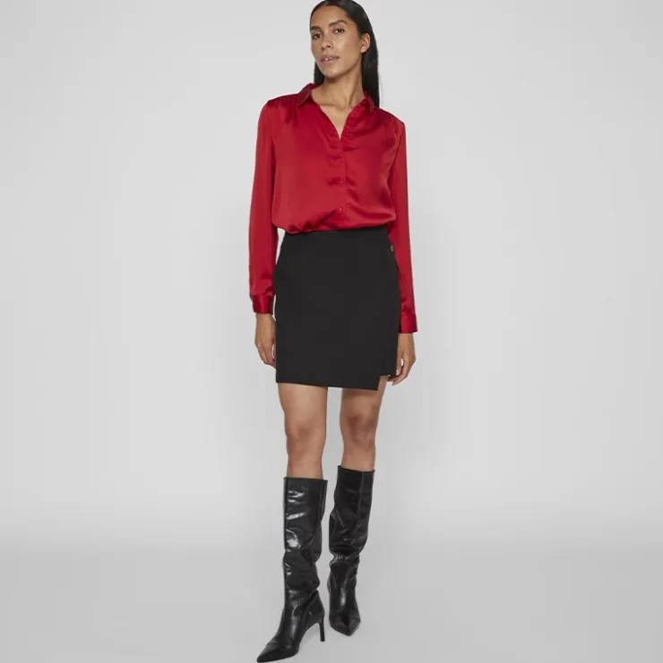 VILA Jupe courte e Femme NOIR New