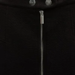 DEELUXE 74 Jupe courte zippée marva black Femme NOIR Discount