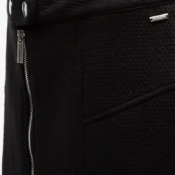 DEELUXE 74 Jupe courte zippée marva black Femme NOIR Discount