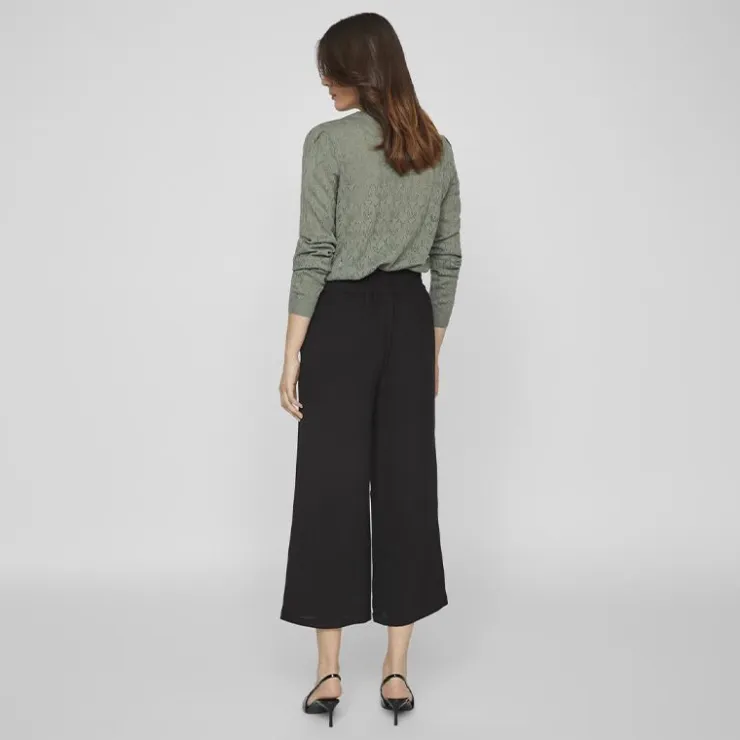 VILA Jupe culotte e avec ceinture viwinnie rasha 14092096 3949 Femme NOIR Hot