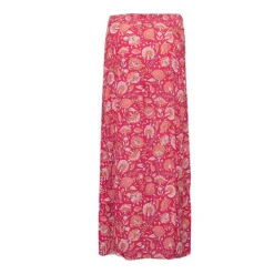 ANTIK BATIK Jupe dandy longue avec imprimé à fleurs Femme ROSE Outlet