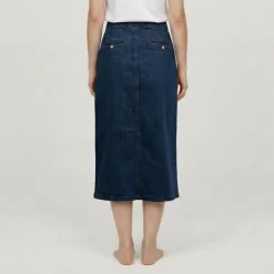 LES TROPEZIENNES PAR M.BELARBI Jupe denim Femme BLEU FONCE Best