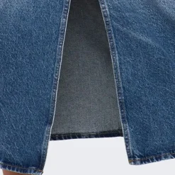 ONLY Jupe en jeans longue onlcilla en coton Femme BLEU Hot