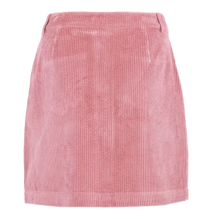 DEELUXE 74 Jupe en velours à boutons poche devant Femme ROSE Clearance