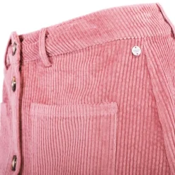 DEELUXE 74 Jupe en velours à boutons poche devant Femme ROSE Clearance