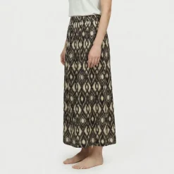 LES TROPEZIENNES PAR M.BELARBI Jupe ikat élastique imprimé Femme NOIR Online