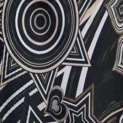 HOLLY AND JOEY Jupe longue fluide vava imprimé graphique Femme VERT FONCE New