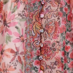 LA PETITE ETOILE Jupe longue imprimé patchwork à fleurs Joa Femme ORANGE Online