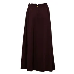 ANTIK BATIK Jupe longue élastique magoo fleurs brodées Femme MARRON Online