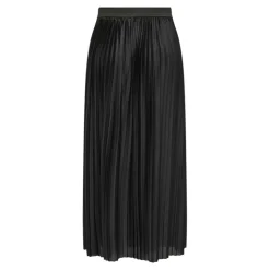 JDY Jupe longue plissée e boa ceinture élastique Femme NOIR Hot