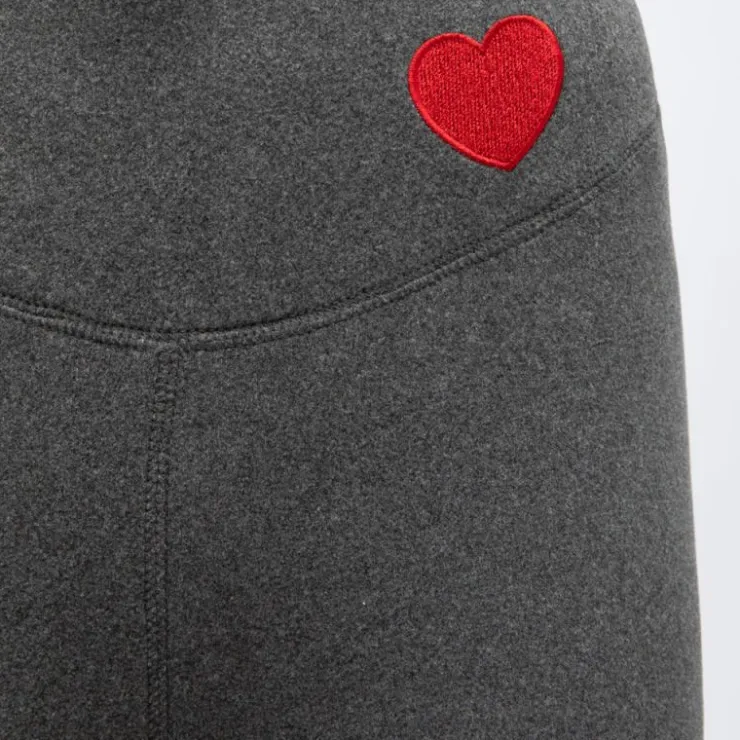 CHANTAL THOMASS Legging fourré myrta avec coeur brodé rouge Femme GRIS Best