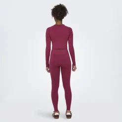 ONLY PLAY Legging Jiji stretch sans coutures Femme BORDEAUX