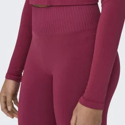 ONLY PLAY Legging Jiji stretch sans coutures Femme BORDEAUX