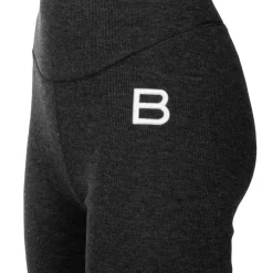 BURTON OF LONDON Legging taille haute double fine cote luce Femme NOIR