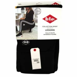 LEE COOPER Legging taille haute fourré bandes côtés Louba Femme BEIGE Online