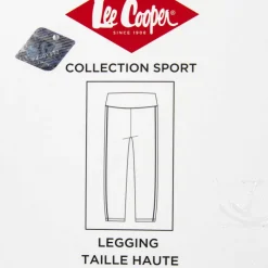 LEE COOPER Legging taille haute fourré bandes côtés Louba Femme BEIGE Online