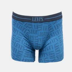 LEVI'S Lot 2 boxers coton avec logo liseré sur l'élastique Homme BLEU FONCE Best
