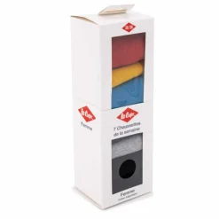 LEE COOPER Lot 7 paire de chaussettes Corane Femme ROUGE Best