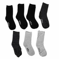 LEE COOPER Lot 7 paire de chaussettes Corane Femme NOIR Discount