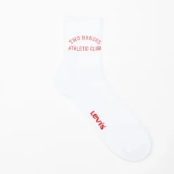 LEVI'S Lot 2 paires soquettes white combo saloon t39/46 701235805001803 Homme BLANC Best